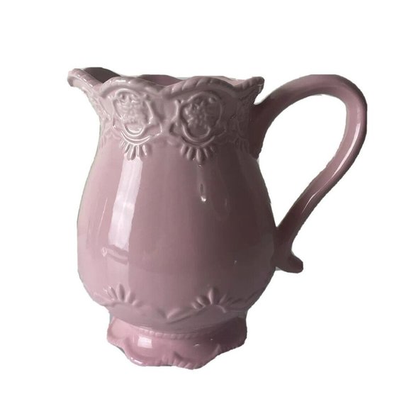 2004 A Special Place Pink Pitcher, Vase for Floral Arrangement, 7.75” - Picture 1 of 10